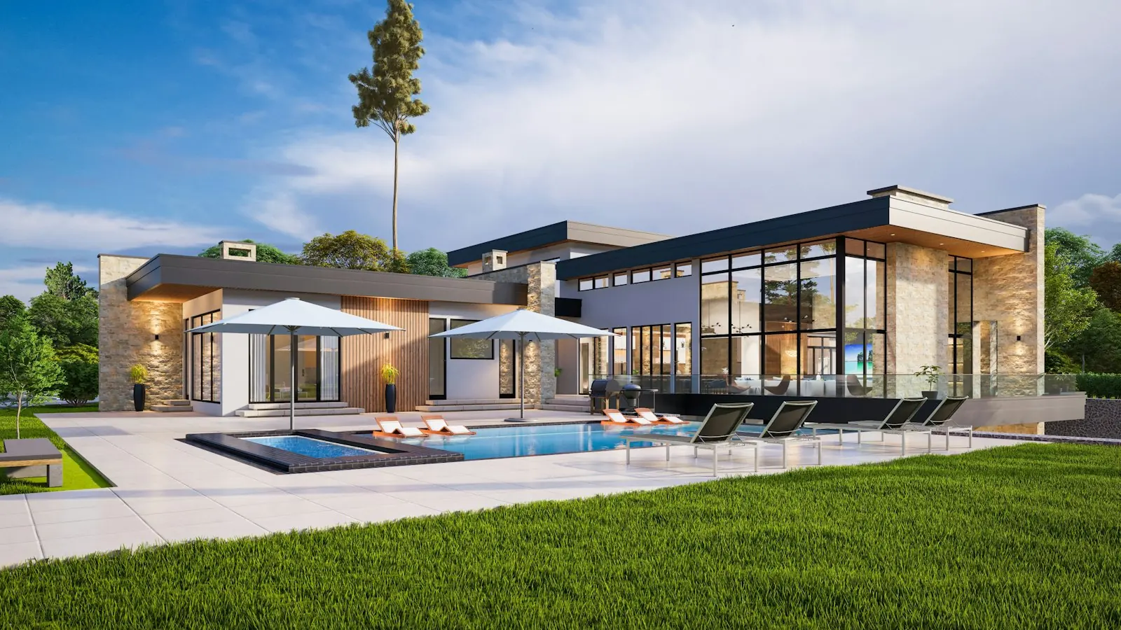 Casa com piscina